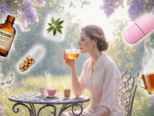 Premarin (œstrogènes conjugués) : comparaison avec les alternatives hormonales et non hormonales