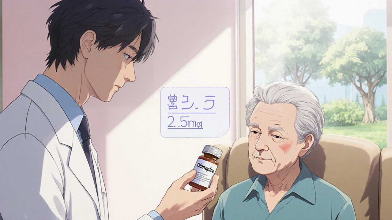 Olanzapine chez les seniors : sécurité et efficacité