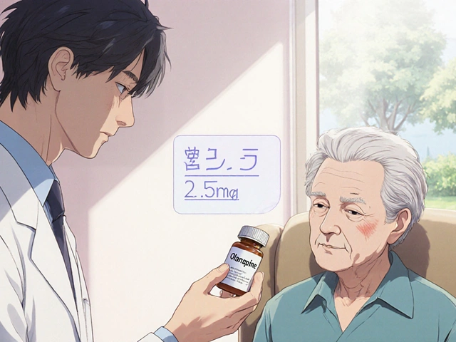 Olanzapine chez les seniors : sécurité et efficacité