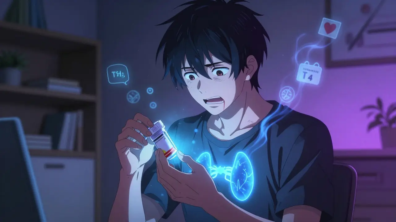 Excès et déficience thyroïdiens causés par une mauvaise utilisation des médicaments