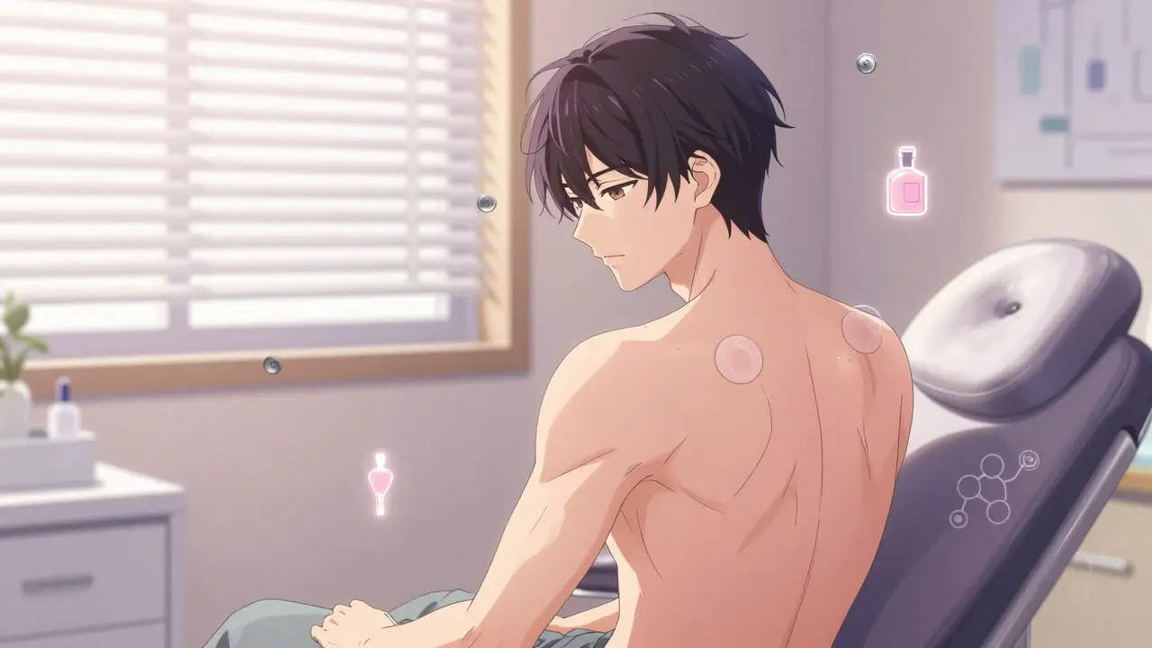 Allergie de contact : tests au patch pour les métaux et les parfums